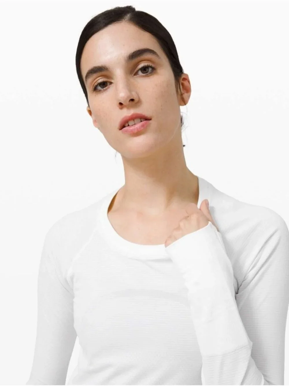 Lululemon Swiftly Tech Long Sleeve 2.0 White / White